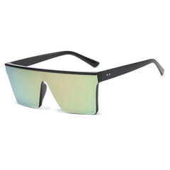Vintage Square Sunglasses - Green