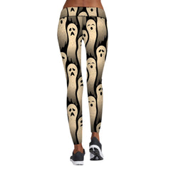 Halloween Printed High Stretch Yoga Leggings