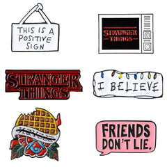 Stranger Things Enamel Pins