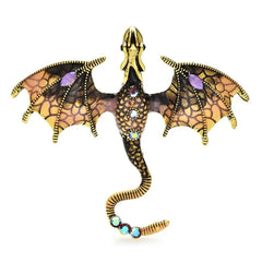 Dragon Enamel Brooch For Women/Men
