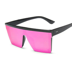 Vintage Square Sunglasses - Pink