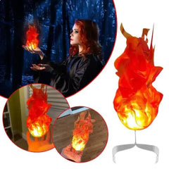 Floating Fireball Prop - LED Glowing Fireball Ornament