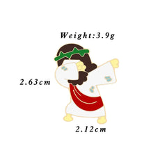 Jesus Dab Enamel Pin
