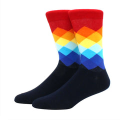 Men's Diamond Pattern Socks